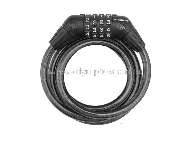 Велозамок 10х1500мм 87601 с кодовым замком