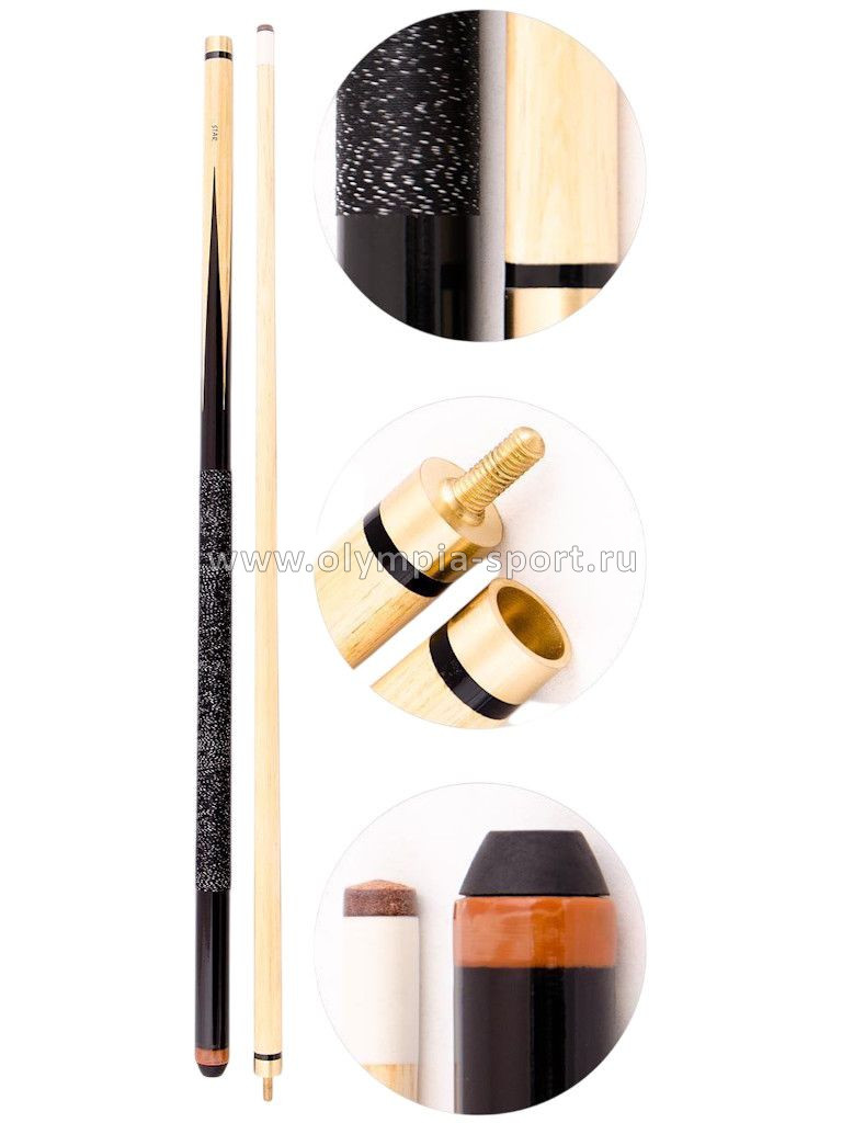 Кий / пирамида 2-pc Star / Ramin (черный)