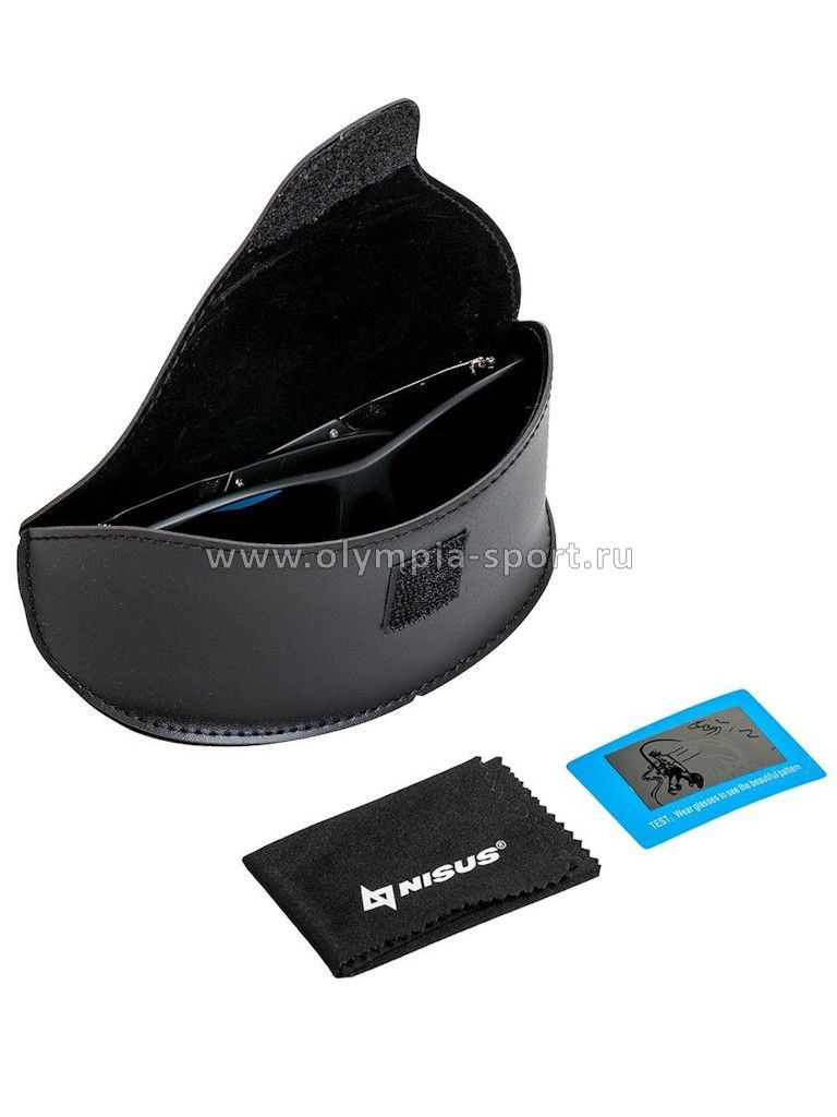 Очки поляриз. в чехле Nisus PF2017-B синий