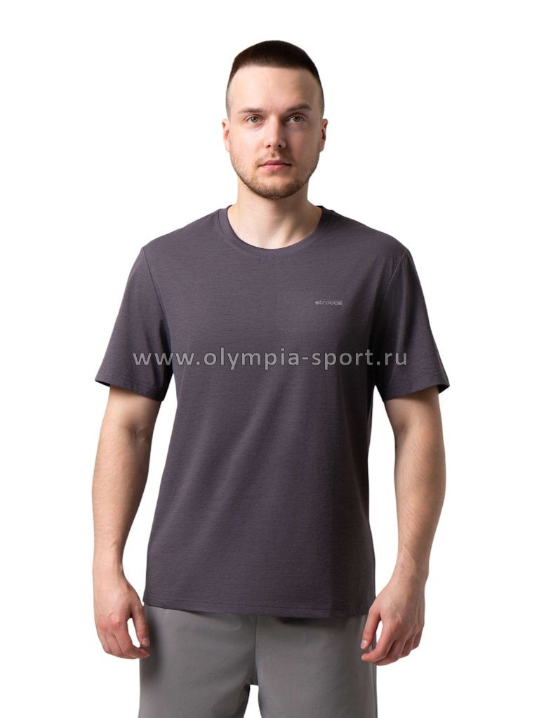 Футболка мужская Strobbs E2535-1 темно-серый