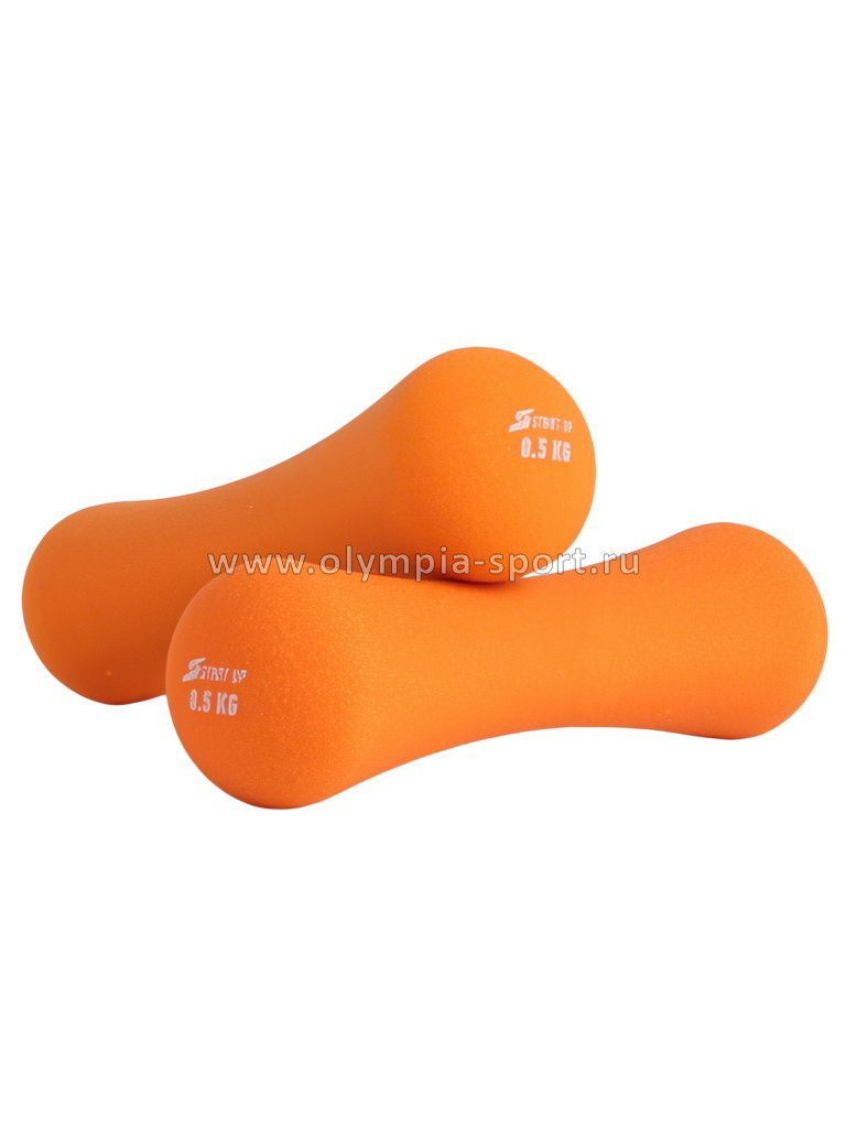 Гантель неопреновая Start Up HD1203 0,5кг оранжевый