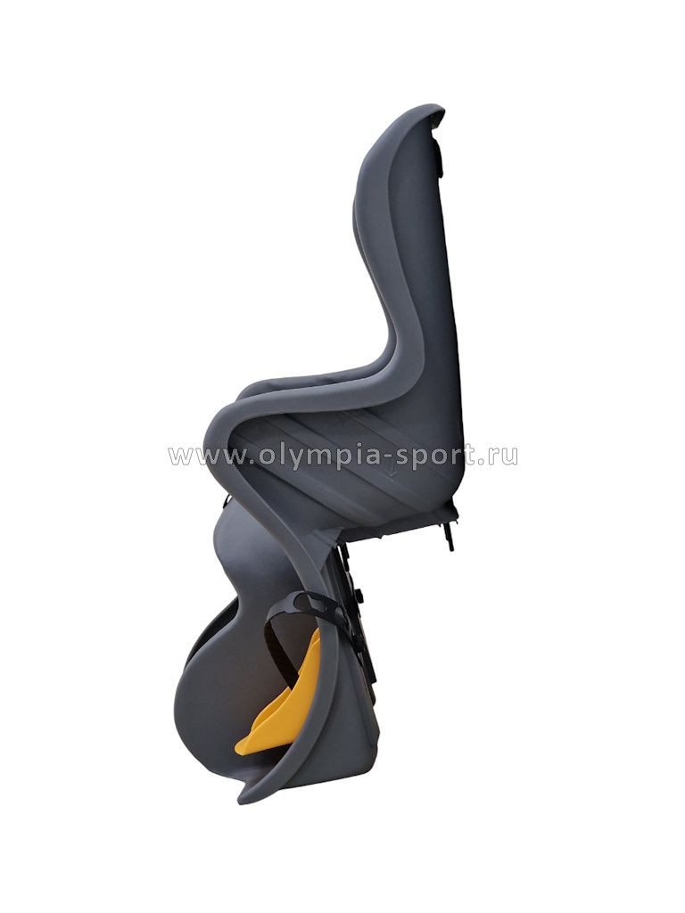 Велокресло детское GH-BIKE SF-928L (Тайвань) 22кг серое, на багажник
