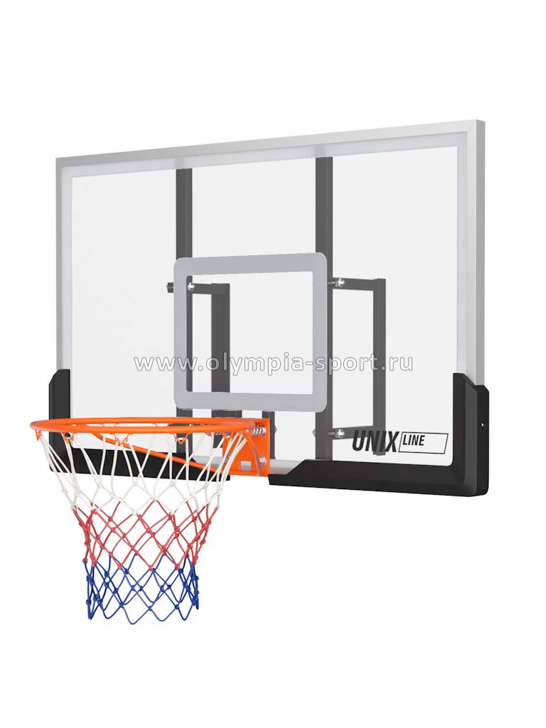 Щит баскетбольный UNIX Line B-backboard 48"x32" (122х82см)